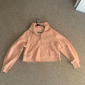 Lululemon Scuba in color Peach Satin size m/l